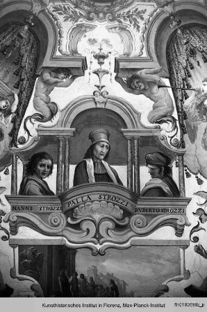 Mitglieder der Familie Strozzi (Nanni, Palla und Ruberto)