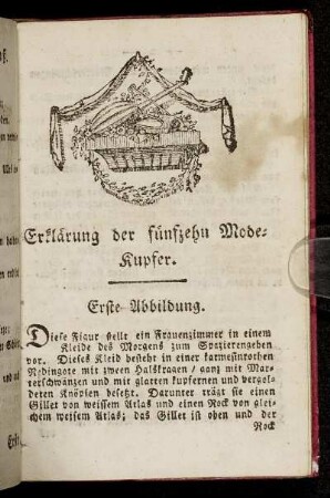 Erklärung der fünfzehn Modekupfer