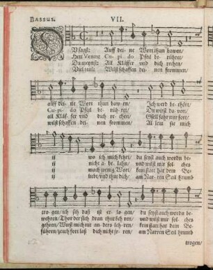 VII. Du sagst ich sol dir trawen ...