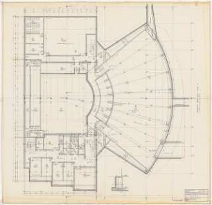 Schauspielhaus, Wuppertal: Grundriss KG 1:50