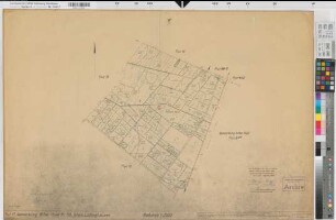 Olfen (Olfen), Flurbereinigung Vinnum, Bl. 4 Schätzungskarte Olfen Stadt Flur 11