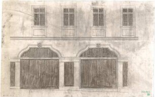 Fischer, Theodor; Bamberg; Warenhaus Tietz, Erweiterung - Fassade (Detail)