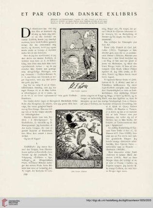 2: Et par Ord om danske Exlibris