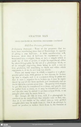 Chapter XLIX Photo-Mechanical Printing Processes – continued