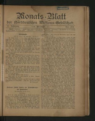 Mai 1919.