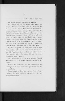 Berlin, den 24. April 1906