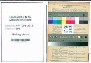 Entnazifizierung Anton Hecking , geb. 02.05.1893 (Gastwirt)