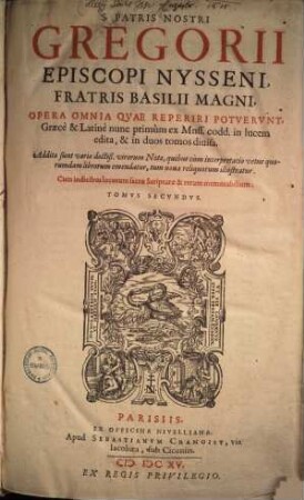 Opera omnia ... : additae sunt variae doctiss. virorum notae ..., 2