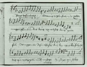 Geistliches Gesangbüchlein 1524. Tenor-Stimmbuch : Walter, Johann: Geistliches Gesangbüchlein, Tenor-Stimmbuch. Blatt 55: Gloria. Wittenberg, 1524. Notenhandschrift; 129 x 166 mm. Dresden: Dreikönigskirche