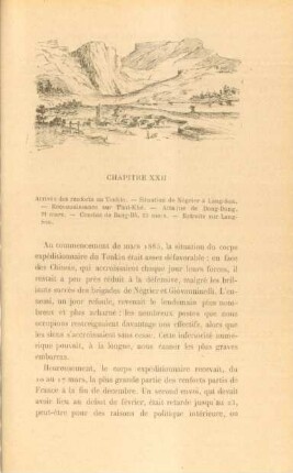 Chapitre XXII. - Arrivée des renforts au Tonkin ...