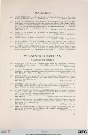 Meissener Porzellan (Nr. 405-546)