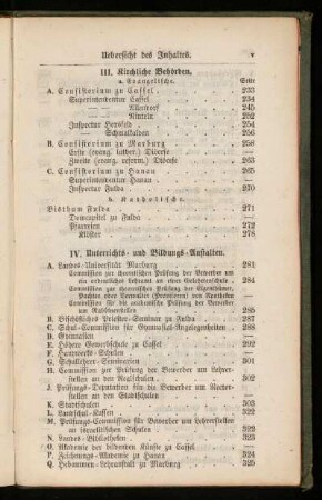Uebersicht des Inhaltes. (Seite 233 - 341)