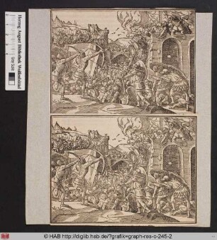 Die Belagerung und der Angriff auf Jerusalem durch die Truppen des Feldherren Gaius Soius.