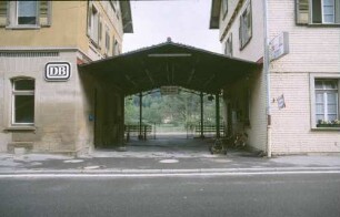 Eyach Bahnsteigüberdachung Bahnsteig