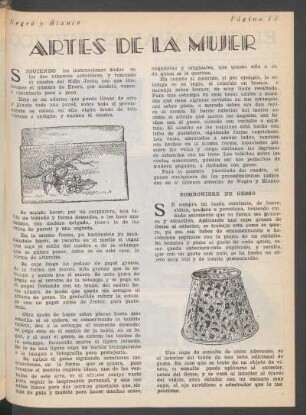 Artes de la mujer