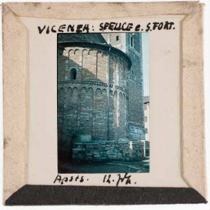 Vicenza: San Felice e Fortunato, Apsis (Foto 1944)