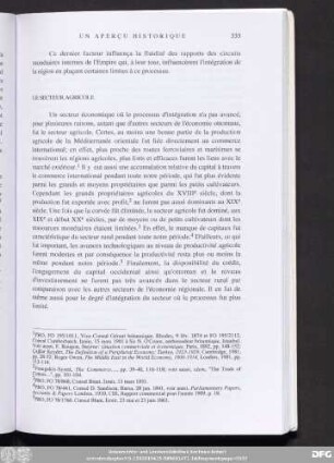 Le Secteur Agricole