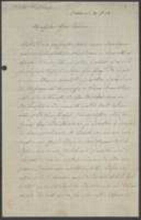 Brief von Max Priem an Sämmer