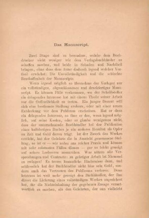 Das Manuscript