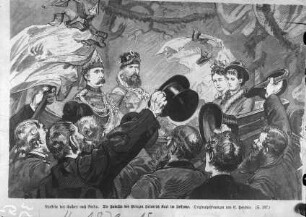 Prinz Friedrich Karl und Familie beim Einzug