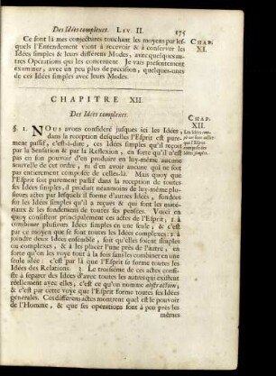 Chapitre XII. Des Idées complexes