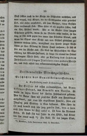 Geschichte des Benediktiner-Ordens