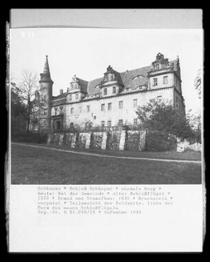 Schloss Schkopau — Alter Schlossflügel