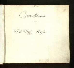 Opera Arminio : [Fassung 1745]