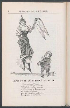 Carta de un peluquero á su novia