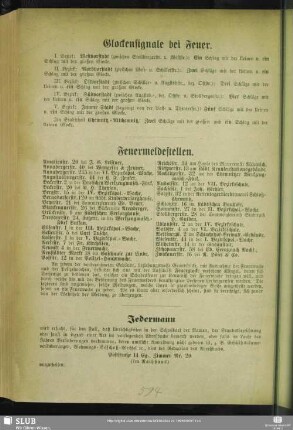 Feuermeldestellen