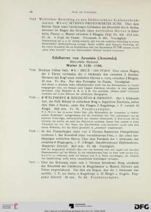 Edelherren von Arnstein (Arnstede) (Nr. 114-129)