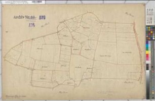 Mettingen (Mettingen), Umlegung Mettingen-Ost, Urkarte II Flur 21