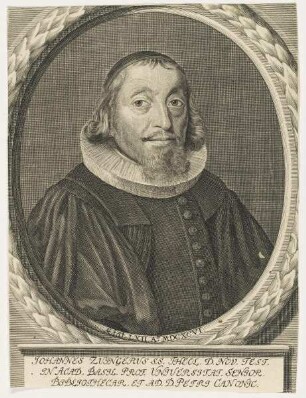 Bildnis des Johannes Zuingerus