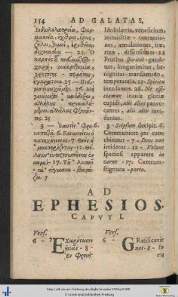 Epistolae ad Ephesios / ad Philippenses / ad Collossenses.