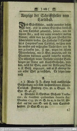 Anzeige der Schriftsteller vom Carlsbad