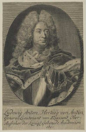 Bildnis des Ludewig Anton, Herzog von Antin