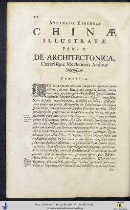Pars V. De Architectonica, Caeterisque Mechanicis Artibus Sinensium.