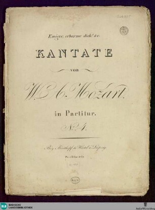 Ewiger, erbarme dich! &c. : Kantate ; No. 4
