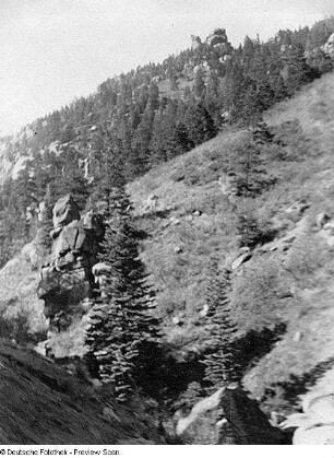 Colorado, Manitou, Geomorphologie, Gebirge, Auffahrtstal zum Pike's Peak