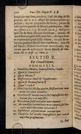 310-311, Sectio II. Summaria