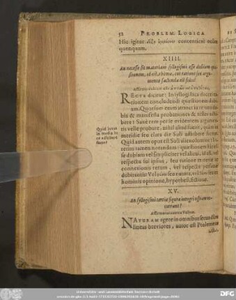 XV. An syllogismi tertiae figurae integri uspiam occurant? Affirmatur contra Vallam.