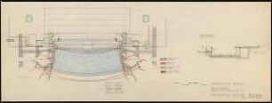 Nationaltheater, München: Bühnenhaus: Grundriss Orchestergraben 1:50