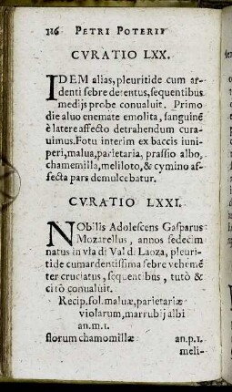Curatio LXXI. - LXXX.