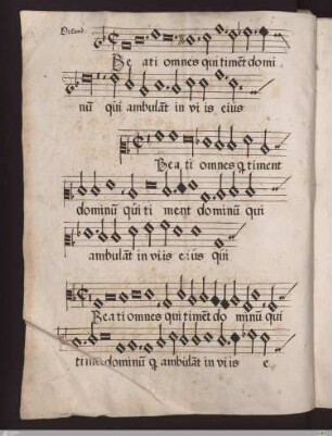 Orland[us] : Beati omnes