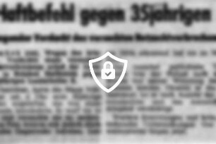 Haftbefehl gegen 35jährigen