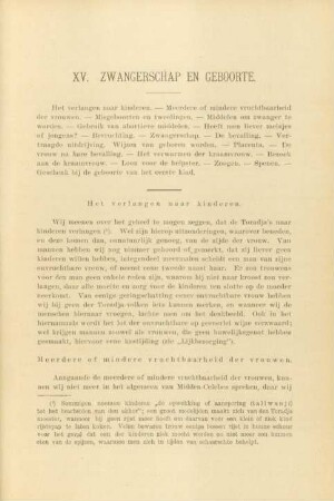 XV. Zwangerschap en geboorte