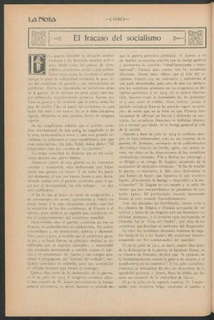 El fracaso del socialismo