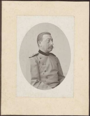 Prinz Karl von Baden (1832 - 1906), Brustporträt.