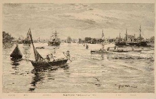 Der Kieler Hafen.