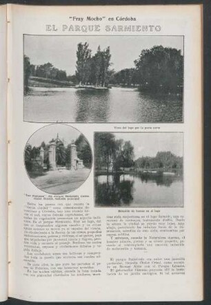 "Fray Mocho" en Córdoba : El Parque Sarmiento